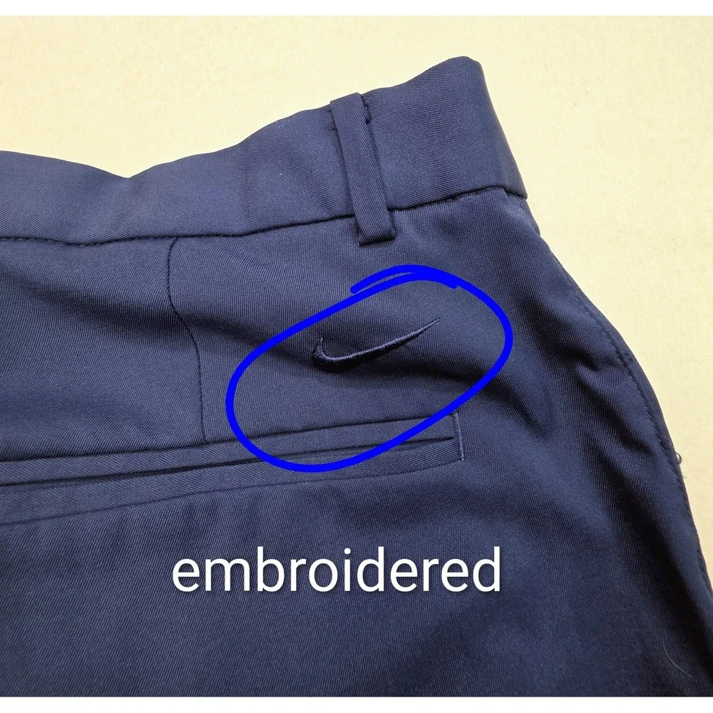 Nike Golf Pants‎ Mens 32x30 833194-410 Blue Stretch Chino Split Cuffs